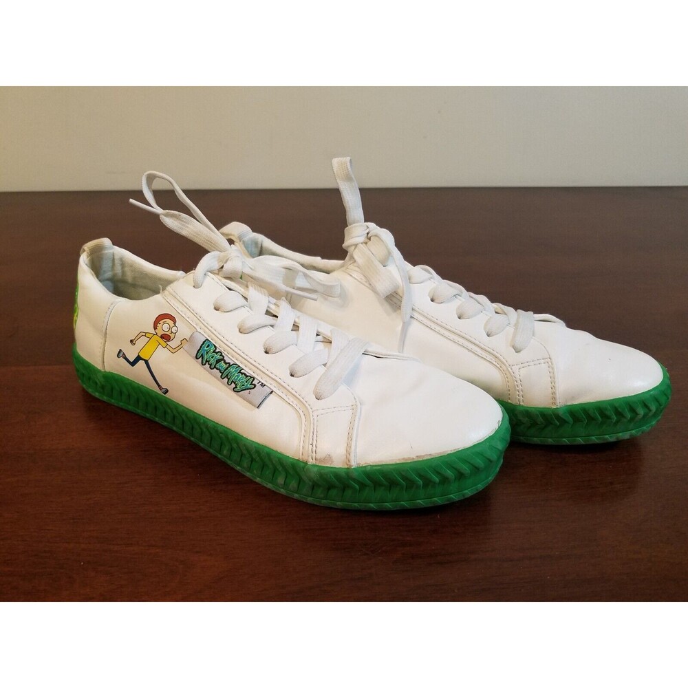 Rick and Morty Shoes Mens Size 7 Skater Adult Swim Ground Up Cartoon Network